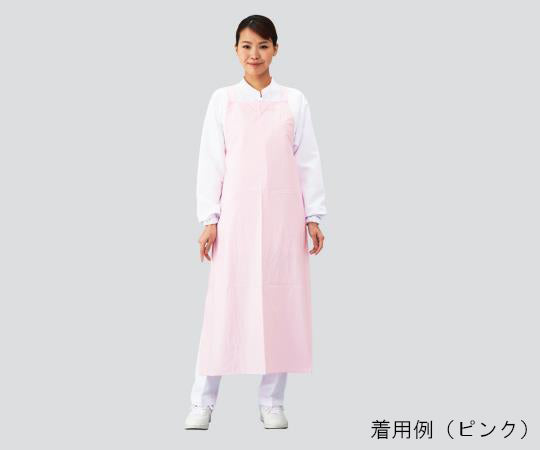 カラーエプロン(PUラミネート生地)　ピンク　EP-110-P 1枚