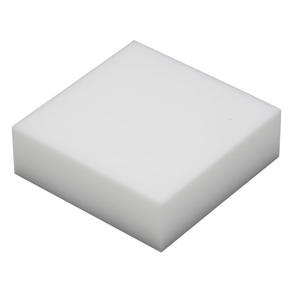 PTFE plate, thick plate type, 50 x 50 x 15 mm, PTFE□50-15, 1 piece