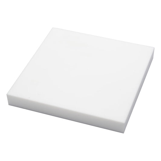 PTFE plate, thick plate type, 100 x 100 x 12 mm, PTFE□100-12, 1 piece