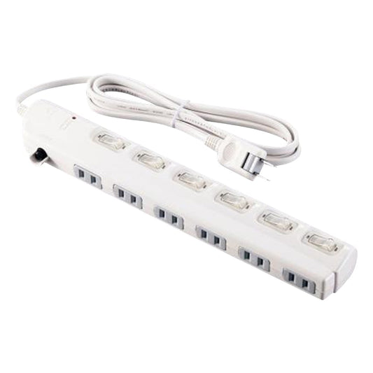 OAタップ　コード2m　コンセント6個口　SK-6S02W 1個