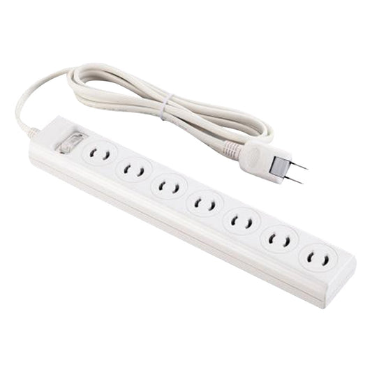 OAタップ　コード2m　コンセント7個口（2芯）　SK-7T2L02W 1個