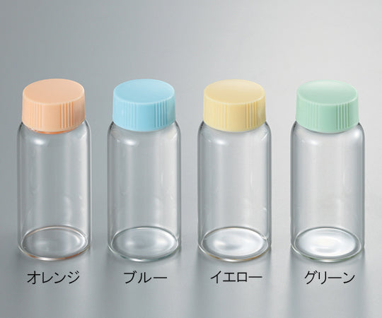 CCスクリュー管 透明 グリーンキャップ 6mL 1箱（100本入）　No.2 1箱(100本入)