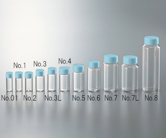 CC screw tube, transparent, blue cap, 3.5mL, 1 box (100 pieces) No.01 1 box (100 pieces)