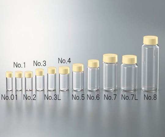 CC screw tube, transparent, yellow cap, 13.5mL, 1 box (50 pieces) No.4, 1 box (50 pieces)