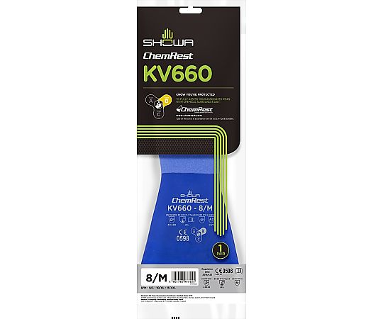 Oil-resistant aramid vinyl robe M 1 pair KV660-M 1 pair