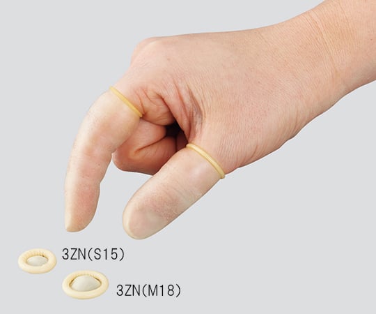 指サック・スポア(R)ロールタイプ 18×63 1000枚入　3ZN（M18） 1袋(1000枚入)