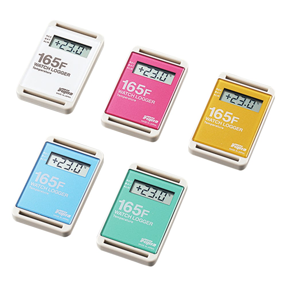 サンプル別個別温度管理ロガー　温湿度タイプ5色（白・赤・黄・青・緑）セット　KT-265F-Set 1セット