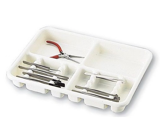 실험대 서랍 트레이 260×350×45mm 핀셋 10 1개