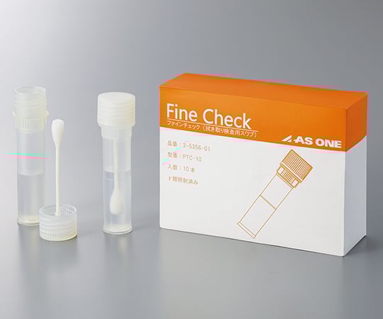 Swab test swabs (Fine Check) 1 box (10 pieces) PTC-10 1 box (10 pieces)