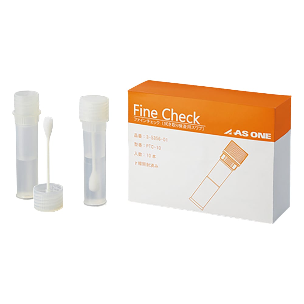 Swab test swabs (Fine Check) 1 box (10 pieces) PTC-10 1 box (10 pieces)