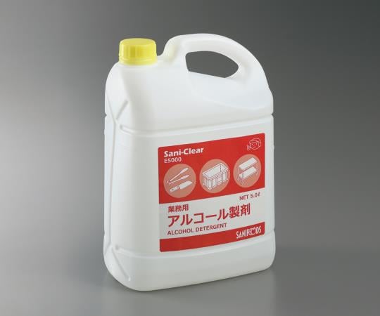 業務用アルコール製剤 Sani-Clear (サニクリア) 5L×1本入　E5000 1本