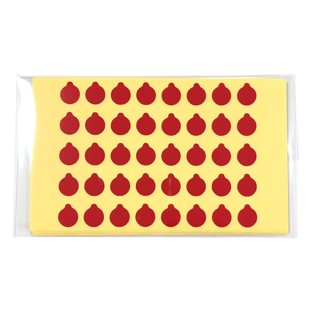 랩용 마킹 라벨 원형 φ9.5 레드 1봉(40장×10시트 입) 1봉(40장×10시트 입)