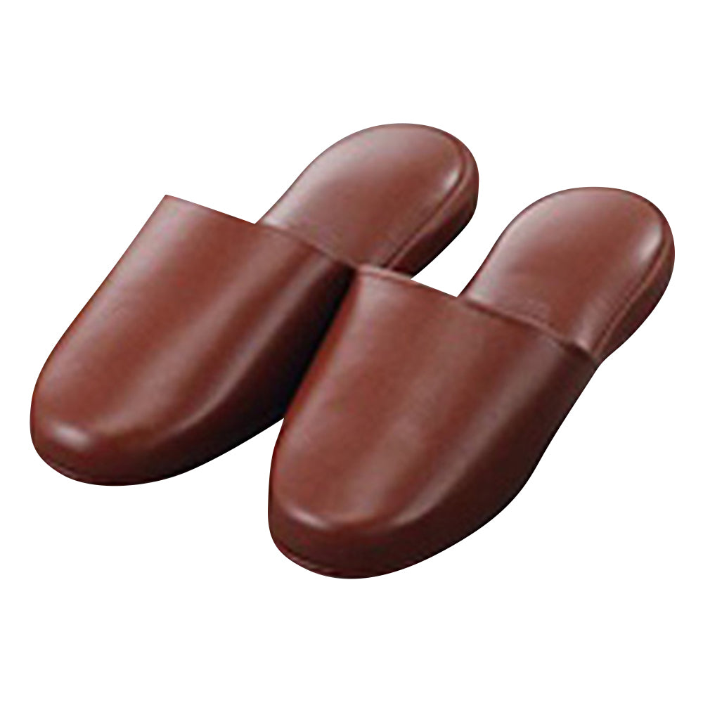 抗菌ビニールスリッパ　ブラウン　348552 1足