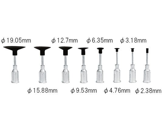 ピンセット交換チップ VIRTUAL 合成ゴム製ストレート φ15.88mm 1セット（5本入）　V8903-JS-5 1セット(5本入)
