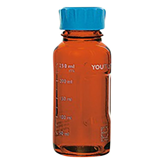 Utility screw cap bottle, brown, 250mL, 017320-250A, 1 piece