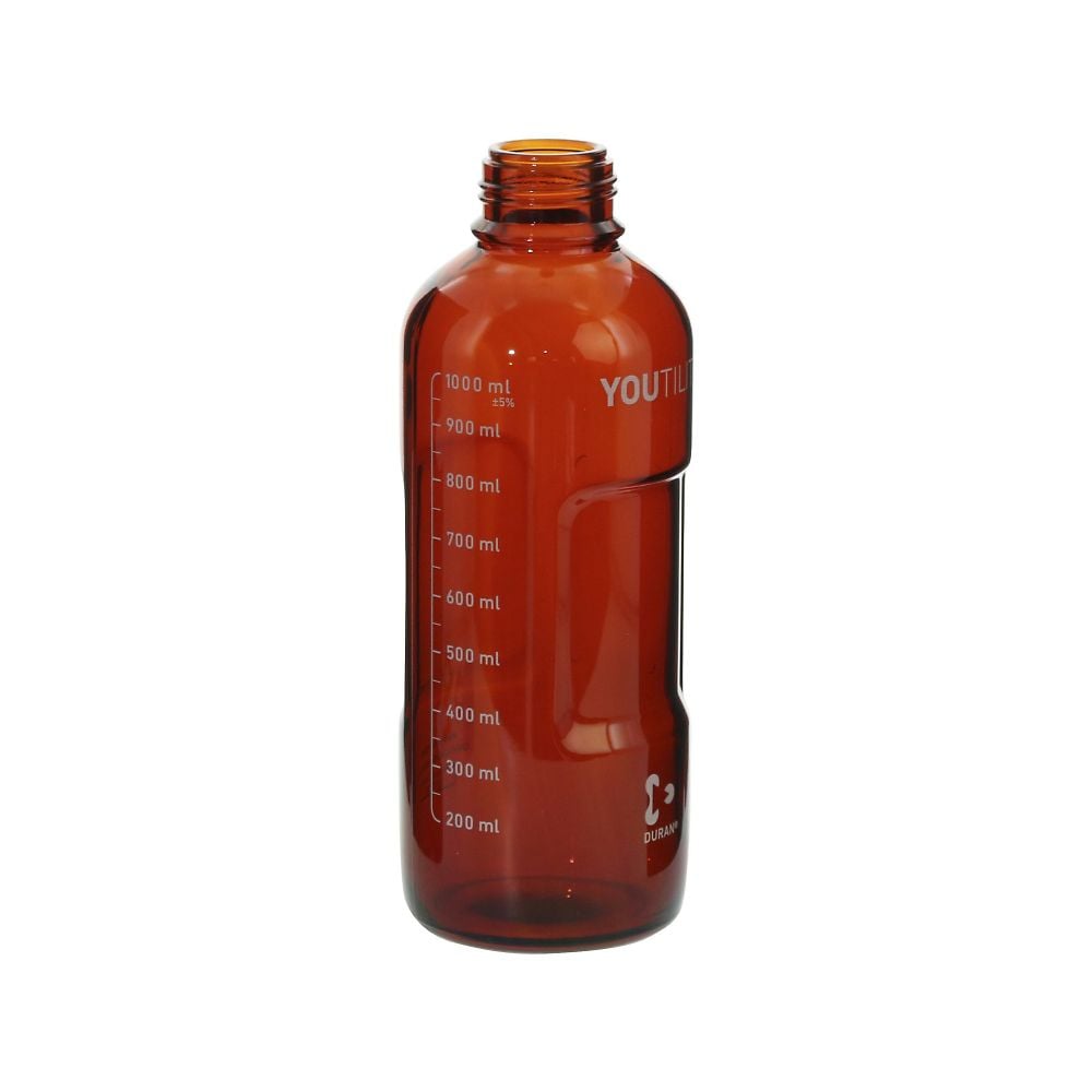 ユーティリティねじ口びん　茶　1L　017320-1000A 1個