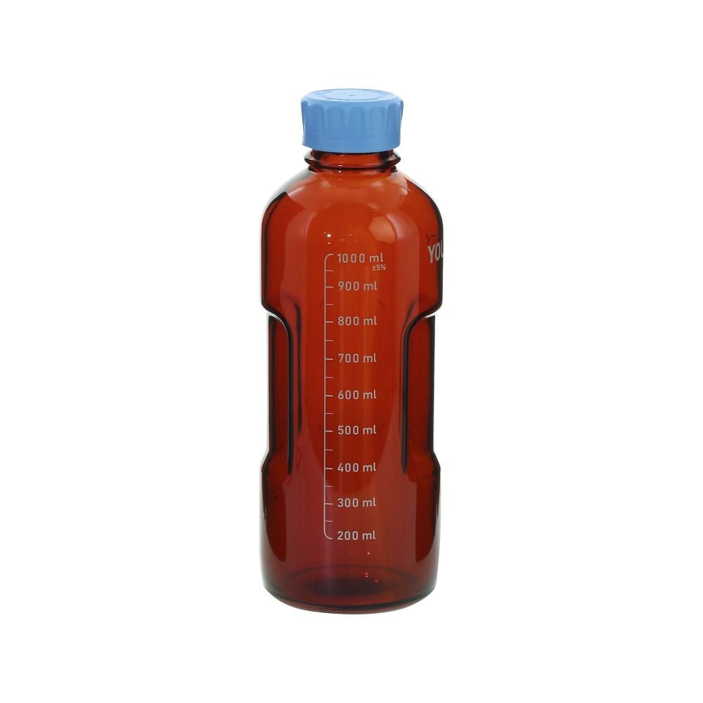 ユーティリティねじ口びん　茶　1L　017320-1000A 1個