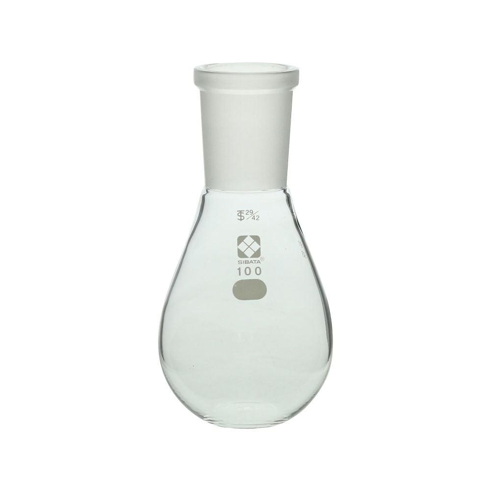 共通平底なす形フラスコ　29/42　100mL 1個