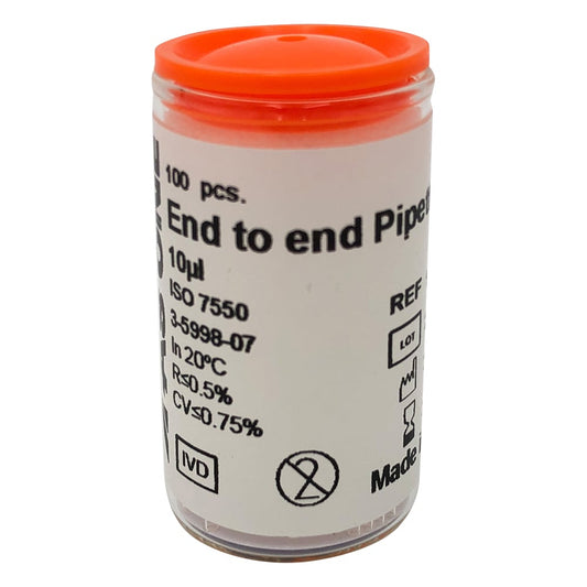 End-to-end tip 29mm 10μL 100pcs 10-29 1pc
