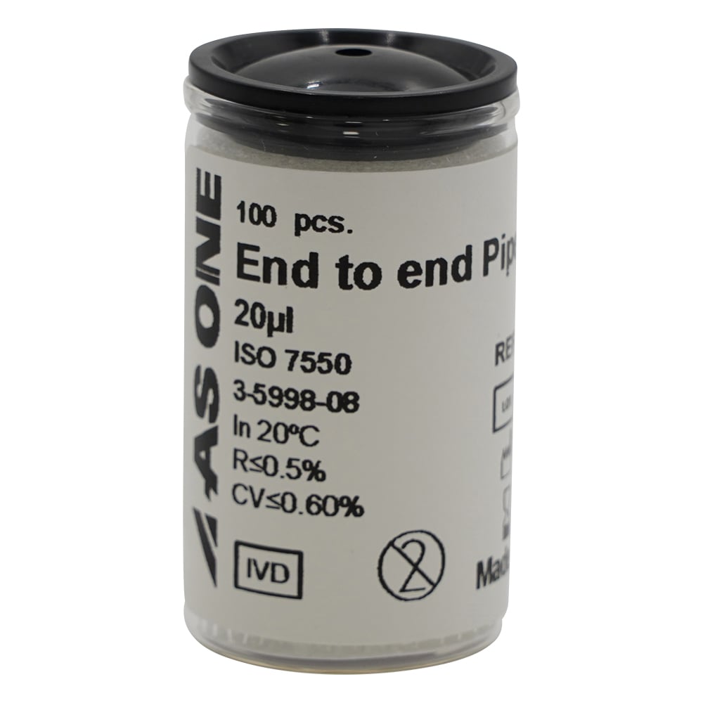 End-to-end tip 29mm 20μL 100pcs 20-29 1pc
