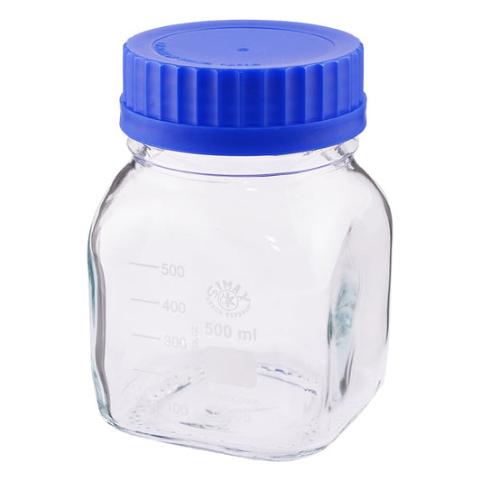 Wide-mouth medium bottle, transparent, 500mL, sterile, 2080M/500, 1 piece