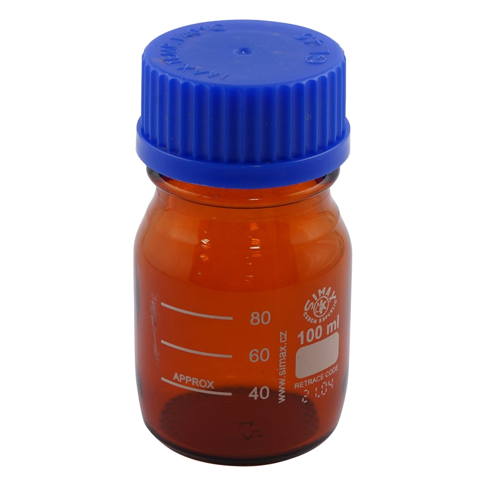 Screw-top medium bottle (light-resistant) 100mL 2070H/100 1pc