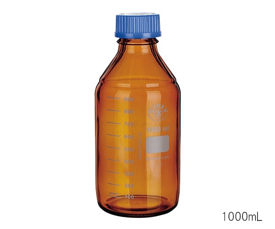 ネジ口メディウム瓶 （遮光） 1000mL　2070H/1000 1個