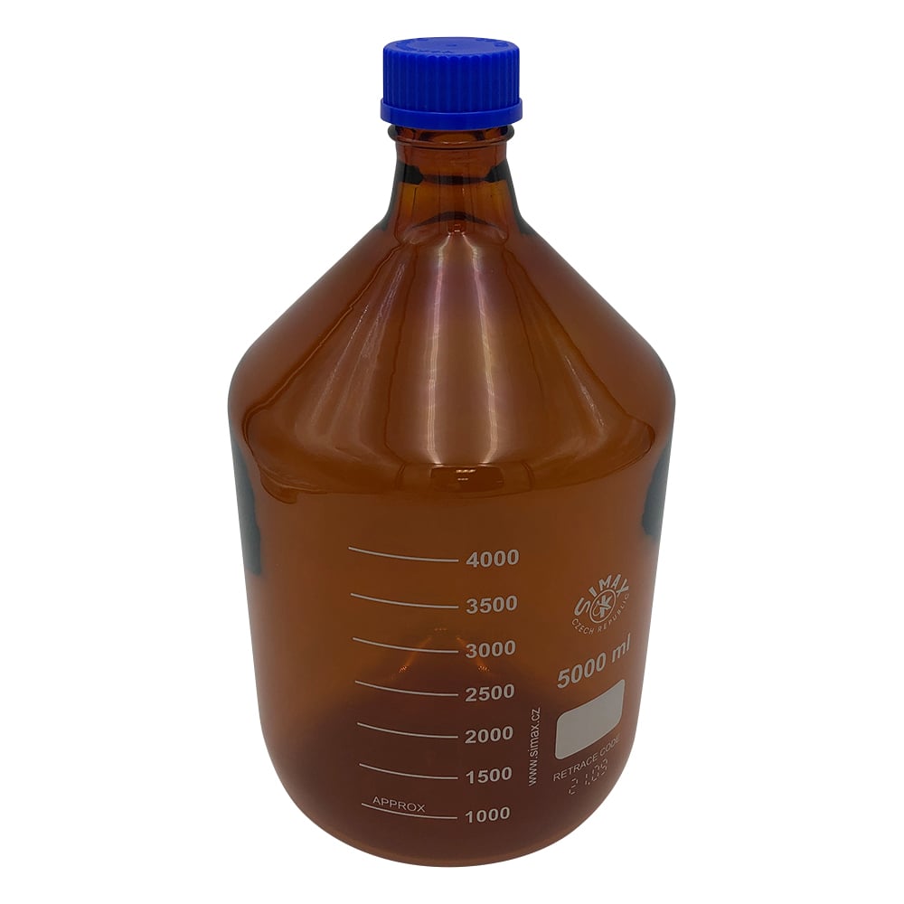 Screw-top medium bottle (light-resistant) 5000mL 2070H/5000 1pc