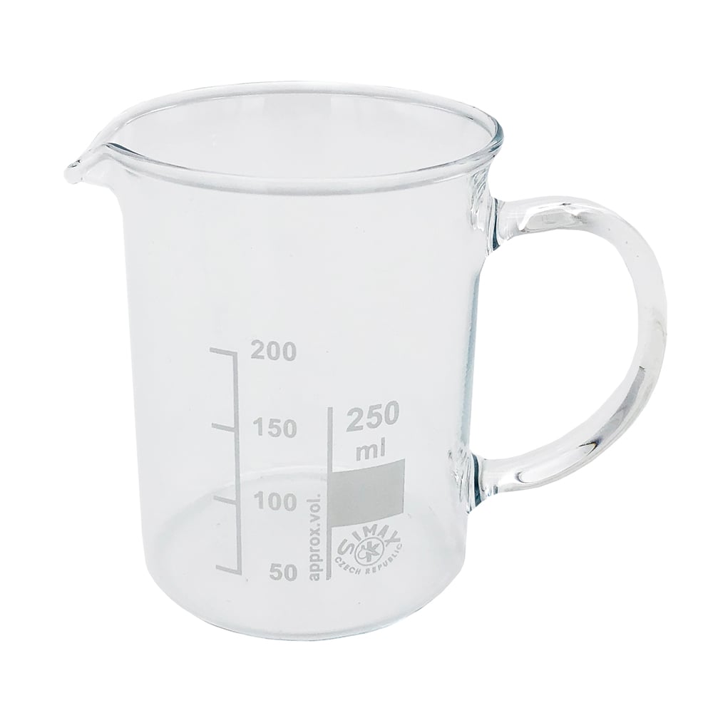 Glass beaker with handle 250mL 154/250 1pc