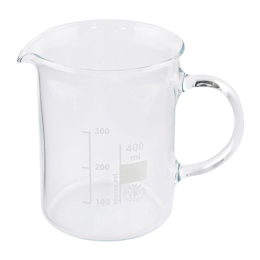 Glass beaker with handle 400mL 154/400 1pc