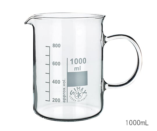 Glass beaker with handle 400mL 154/400 1pc