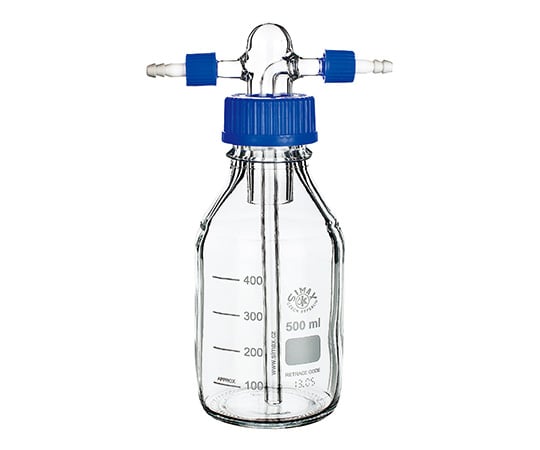 ねじ口ガス洗浄瓶　2451 1個