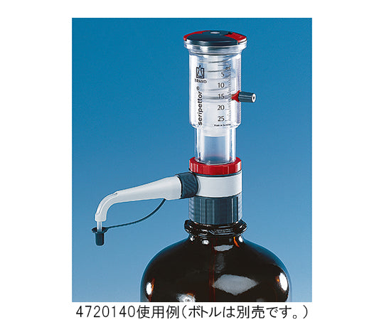 ボトルディスペンサー Seripettor 容量2.5～25mL 目盛0.5mL　4720150 1式