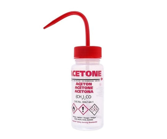 薬品標識広口洗浄瓶 （Azlon） 250mL アセトン　WGW531VTML 1本