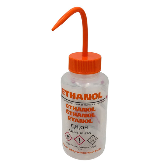 薬品標識広口洗浄瓶 （Azlon） 500mL エタノール　WGW541VTML 1本