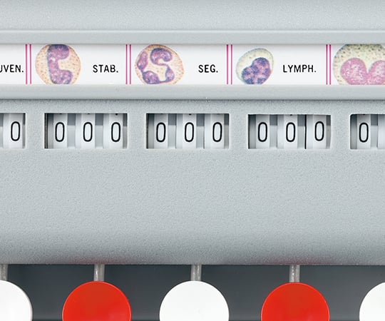 Manual white blood cell classification counter 9 displays DBC-9 1