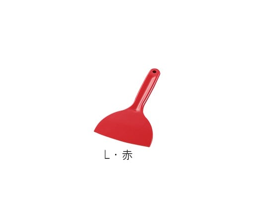 シリコーンヘラ 赤　クリーンヘラ L 1本
