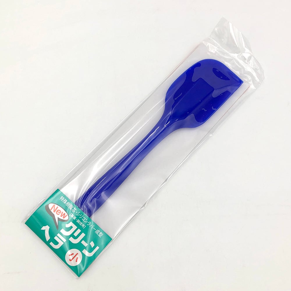 シリコーンヘラ 青　クリーンヘラ 小 1本