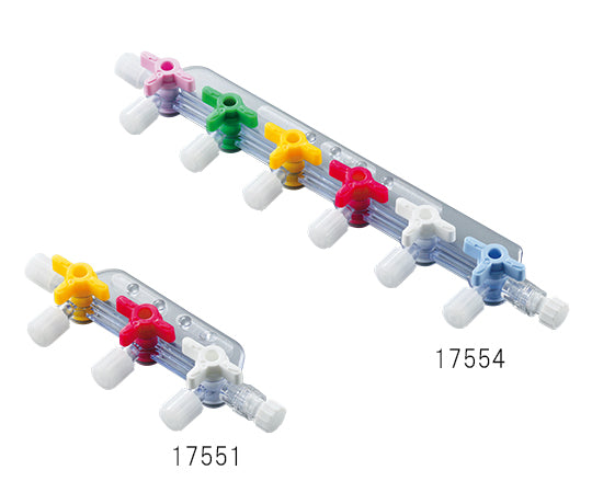 ルアーストップコックマニフォールド メスルアー7個・オスルアーロック1個　17554 1個