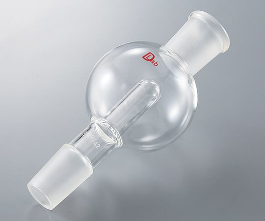 ロータリーエバポレーター用トラップ球 上部摺合 TS29/42 下部摺合 TS15/25 1個