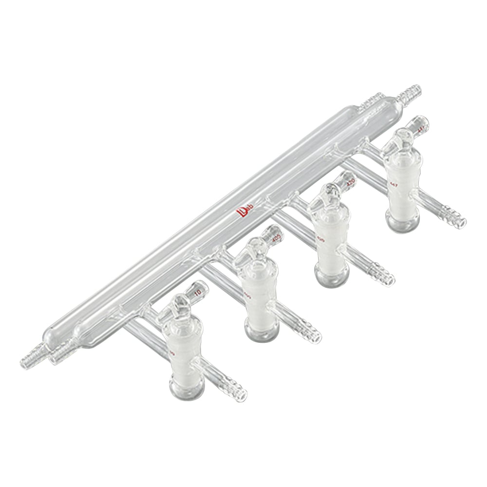 가스 치환 진공 매니폴드 양단 고무 고정 타입 1개