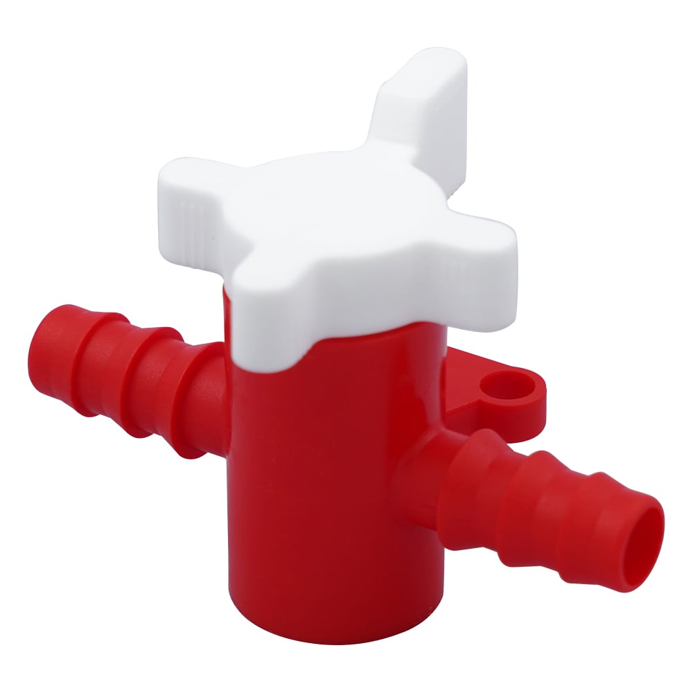 2方コック　適合チューブ内径φ7～9mm　8605-0080 1個