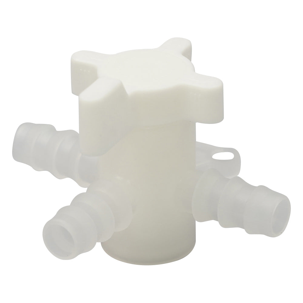 3方コック　適合チューブ内径φ7～9mm　8608-0080 1個