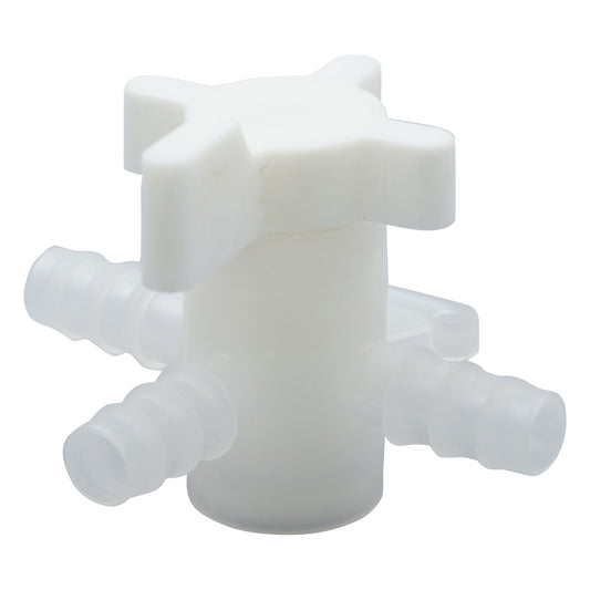 3-way cock, suitable tube inner diameter φ9 to 11 mm, 8608-0100, 1 piece
