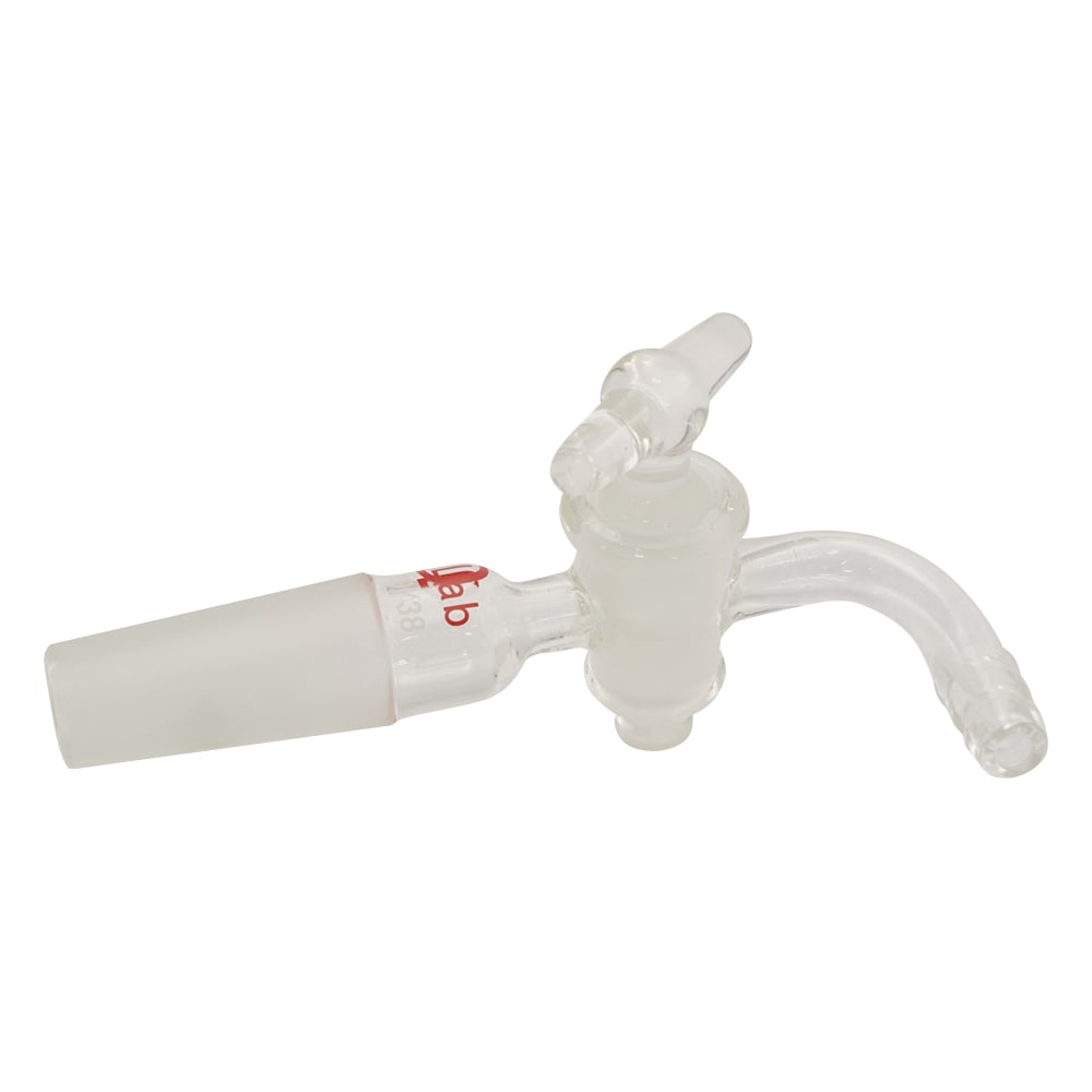 Suction cock with joint Glass cock/curved pipe TS19/38 19/38 Curved pipe G 1 piece