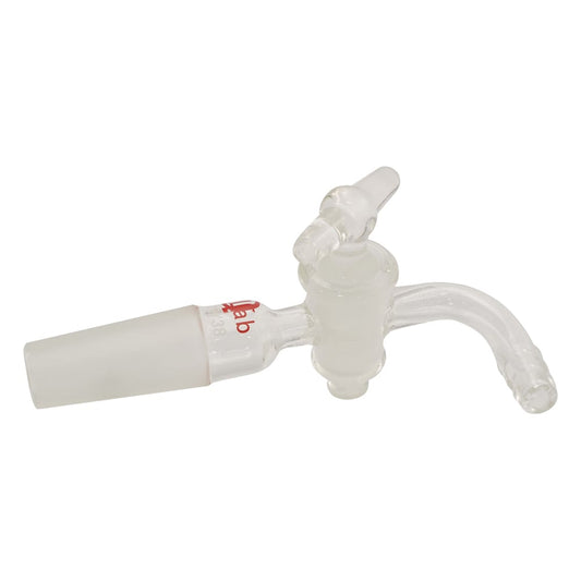 Suction cock with joint Glass cock/curved pipe TS19/38 19/38 Curved pipe G 1 piece