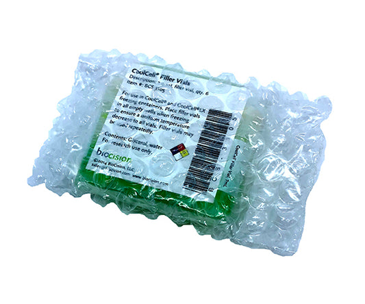 アルコールフリー細胞凍結コンテナー用CoolCellフィラーチューブ2mL 1式(6本入)　BCS-3105 1式(6本入)