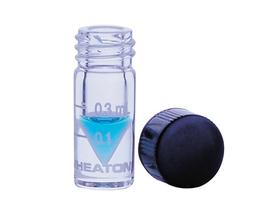 ミニバイアル ソリッドキャップ 5mL 目盛 あり 1箱（12本入）　W986279NG 1箱(12本入)