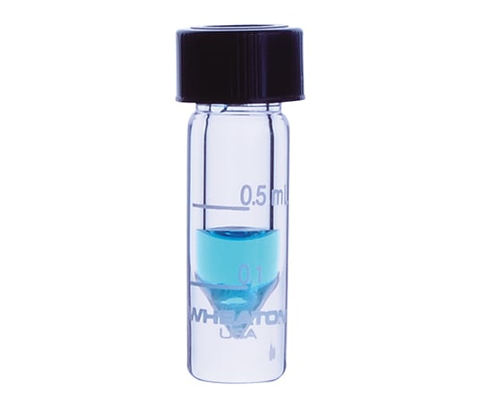 ミニバイアル オープントップキャップ 1mL 目盛 あり 1箱（12本入）　W986294NG 1箱(12本入)