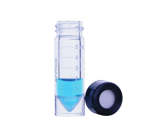 Mini vial, open top cap, 5mL, graduated, 1 box (12 pieces) W986299NG 1 box (12 pieces)